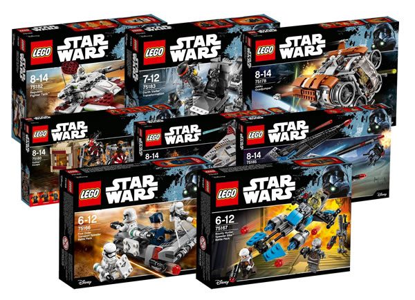 New LEGO Star Wars products for the second half of 2017 even